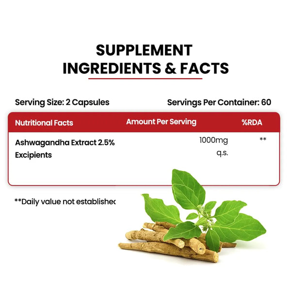 Ashwagandha Capsules 1000Mg |