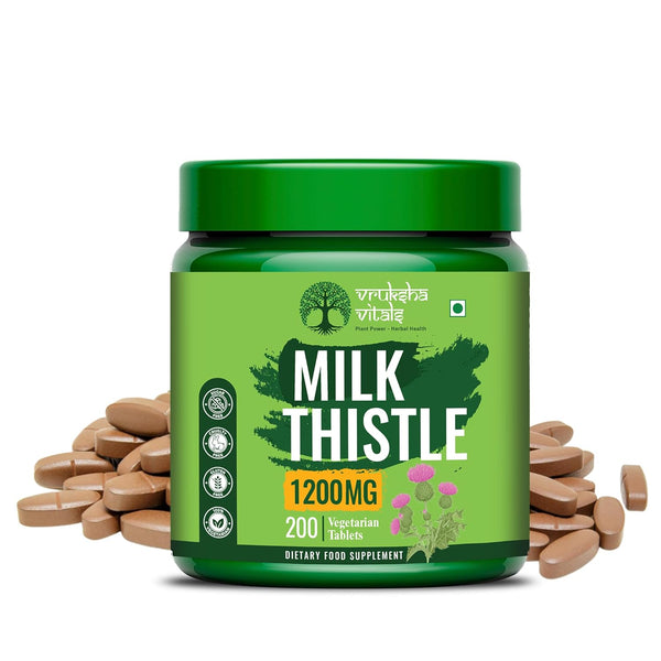 Milk Thistle 1200 mg - 200 Tablets/Capsules Supplement