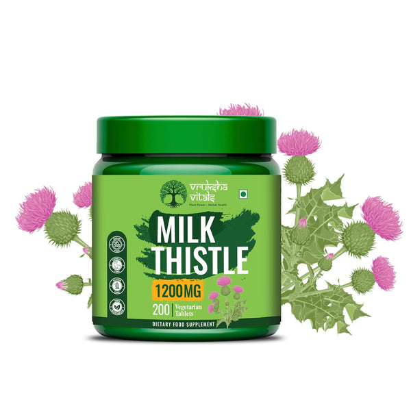 Milk Thistle 1200 mg - 200 Tablets/Capsules Supplement