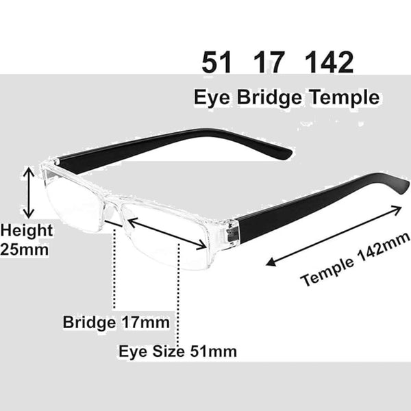 Reading Glasses for Men Women Slim Light Weight Eye Glasses for Women Men - Readers with *CASE* (2 PACKS) - www.oliveroutlet.com