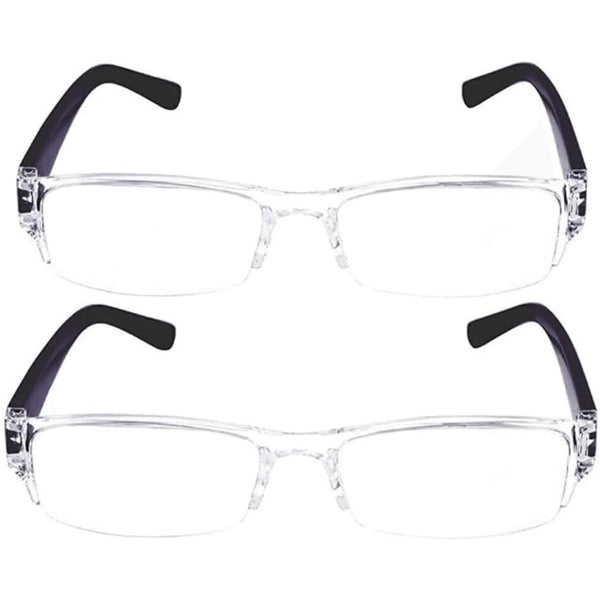 Reading Glasses for Men Women Slim Light Weight Eye Glasses for Women Men - Readers with *CASE* (2 PACKS) - www.oliveroutlet.com