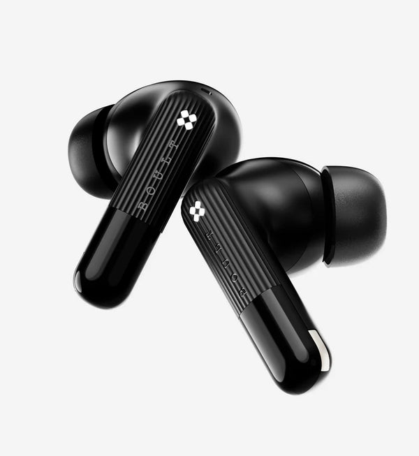 Premium earbuds with industry leading 50dB Hybrid ANC, 6 Mics, Amp App support, Dual Device pairing, and Spatial audio