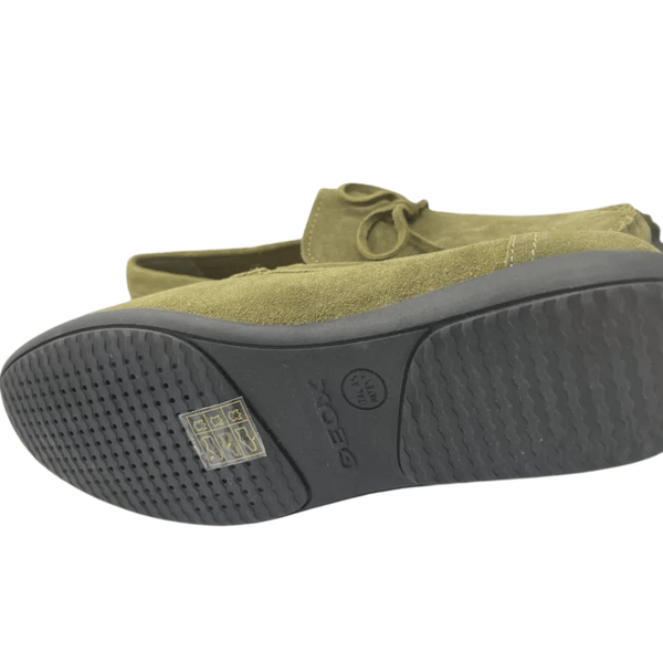 Brand New Geox Men's Green Suede Leather Loafers Driving Shoes RRP £90 - www.oliveroutlet.com