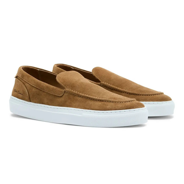 Oliver Sweeney Taupe Gelding Suede Loafers for Men UK 7