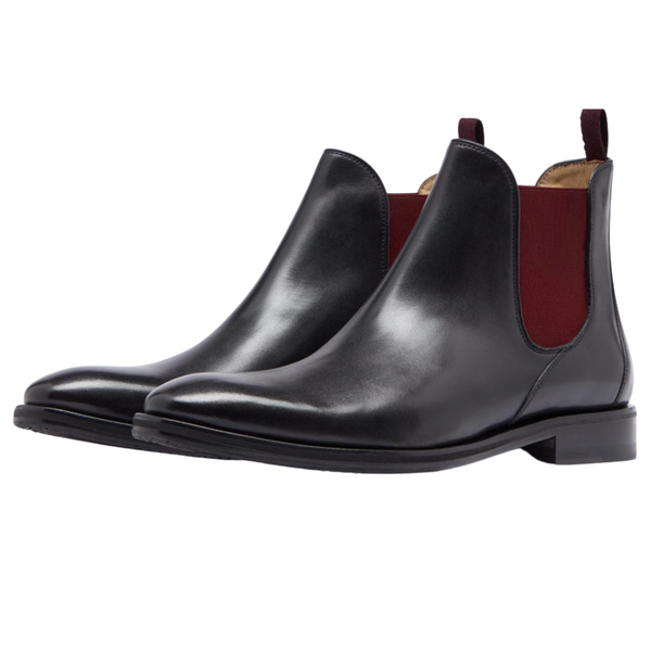 Oliver Sweeney Andante Black Polished Leather Chelsea Boots RRP £199 UK 10 & 11
