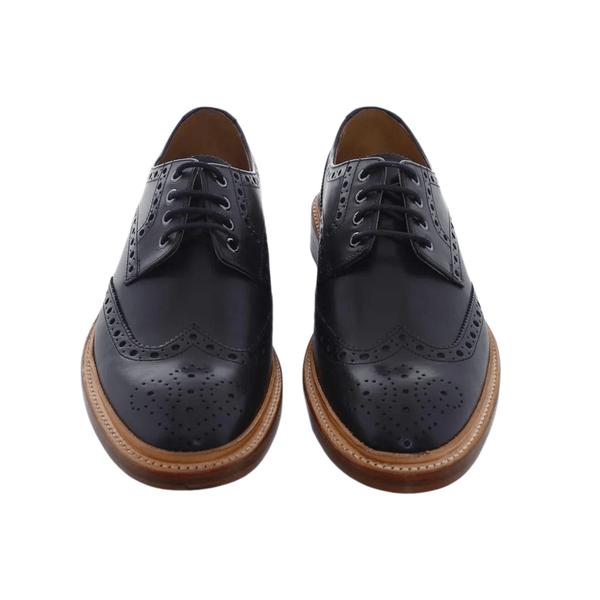 OLIVER SWEENEY Men's Black Leather Saunders Brogues. - www.oliveroutlet.com