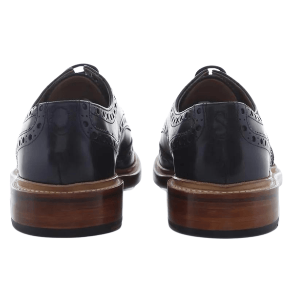 OLIVER SWEENEY Men's Black Leather Saunders Brogues. - www.oliveroutlet.com