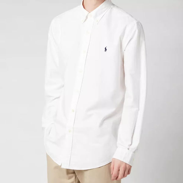Polo Ralph Lauren Custom Fit Oxford Shirt for Men | White | RRP £139