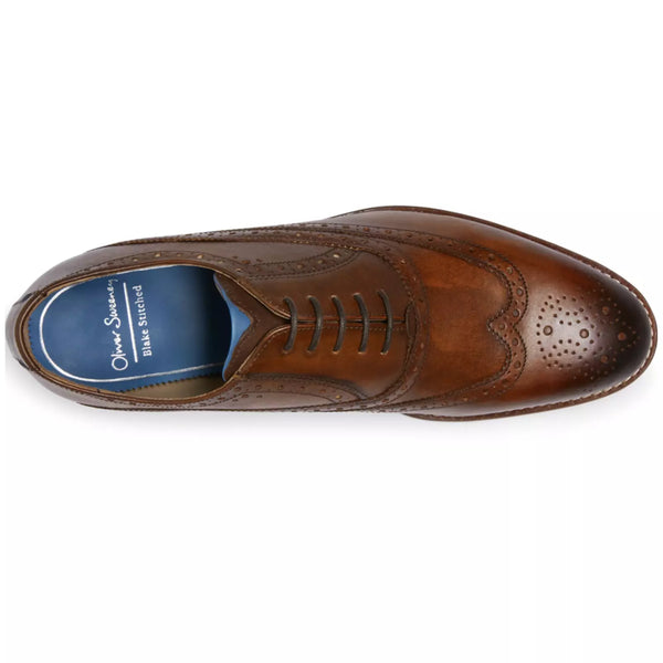 Oliver Sweeney Fellbeck Dark Tan Oxford Brogues UK 7