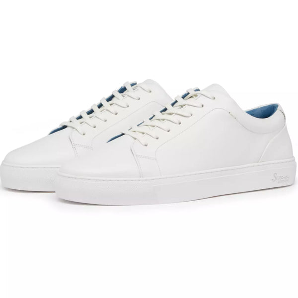 Oliver Sweeney Hayle White Calf Leather Trainers UK 11
